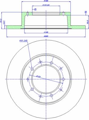 CAR 142.328 - Тормозной диск autospares.lv