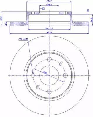 CAR 142.371 - Тормозной диск autospares.lv