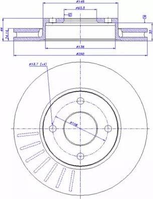 CAR 142.247 - Тормозной диск autospares.lv