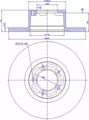 CAR 142.264 - Тормозной диск autospares.lv