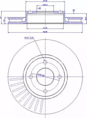 CAR 142.260 - Тормозной диск autospares.lv