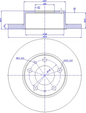 CAR 142.200 - Тормозной диск autospares.lv