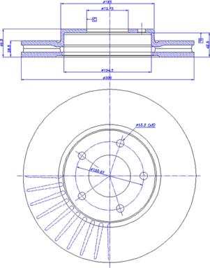 CAR 142.214 - Тормозной диск autospares.lv