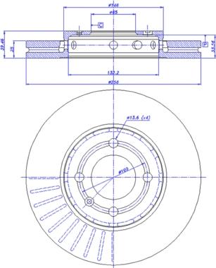 CAR 142.284 - Тормозной диск autospares.lv