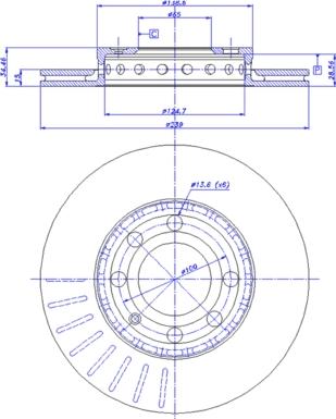 CAR 142.285 - Тормозной диск autospares.lv