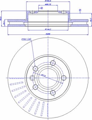 CAR 142.239 - Тормозной диск autospares.lv