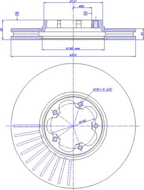 CAR 142.229 - Тормозной диск autospares.lv