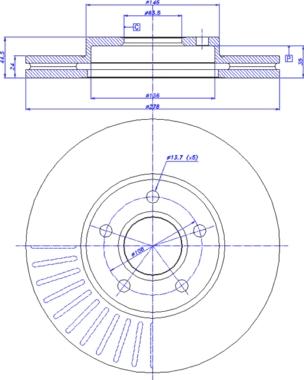 CAR 142.227 - Тормозной диск autospares.lv