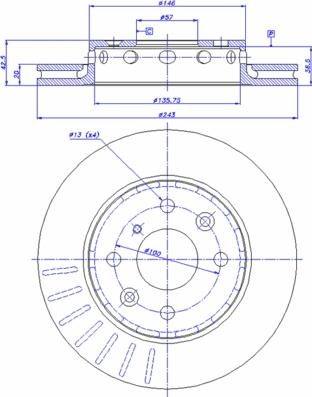 CAR 142.798 - Тормозной диск autospares.lv