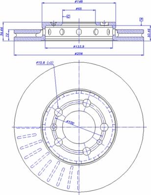 CAR 142.746 - Тормозной диск autospares.lv