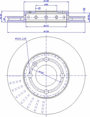 CAR 142.742 - Тормозной диск autospares.lv