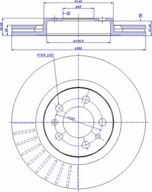 CAR 142.747 - Тормозной диск autospares.lv