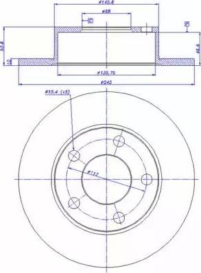 CAR 142.754 - Тормозной диск autospares.lv