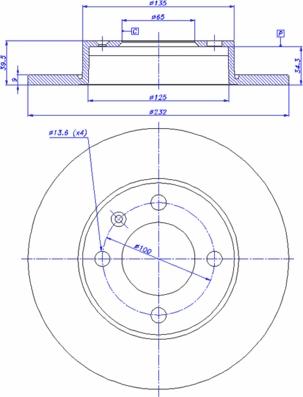 CAR 142.756 - Тормозной диск autospares.lv