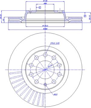 CAR 142.751 - Тормозной диск autospares.lv