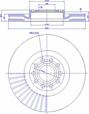 CAR 142.753 - Тормозной диск autospares.lv