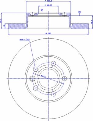 CAR 142.764 - Тормозной диск autospares.lv