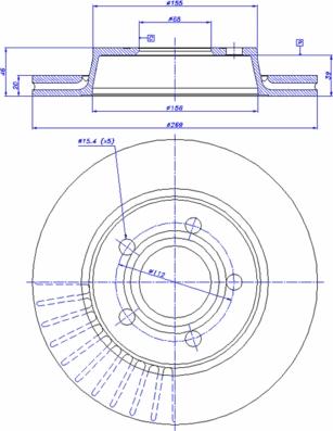 CAR 142.766 - Тормозной диск autospares.lv