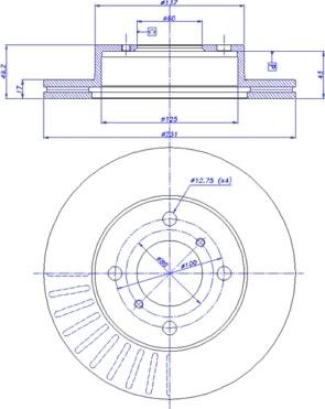 CAR 142.768 - Тормозной диск autospares.lv