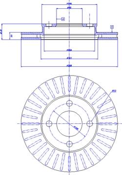 CAR 142.706 - Тормозной диск autospares.lv