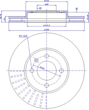 Ferodo DDF207 - Тормозной диск autospares.lv