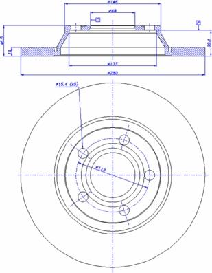 CAR 142.714 - Тормозной диск autospares.lv