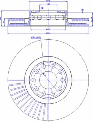 CAR 142.712 - Тормозной диск autospares.lv