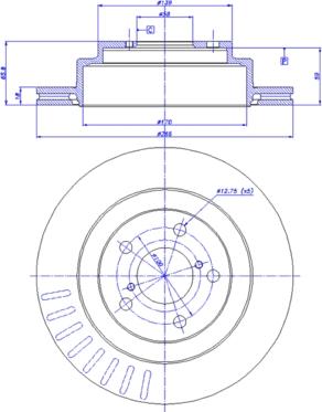 CAR 142.780 - Тормозной диск autospares.lv