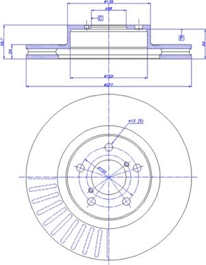 CAR 142.783 - Тормозной диск autospares.lv