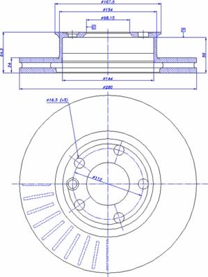 CAR 142.732 - Тормозной диск autospares.lv