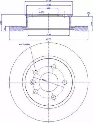 CAR 142.729 - Тормозной диск autospares.lv