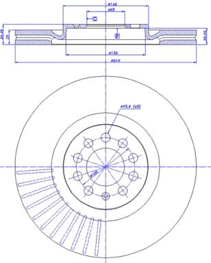 CAR 142.722 - Тормозной диск autospares.lv