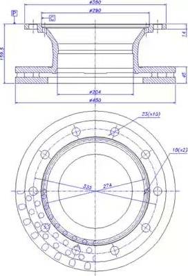 CAR 150.400 - Тормозной диск autospares.lv