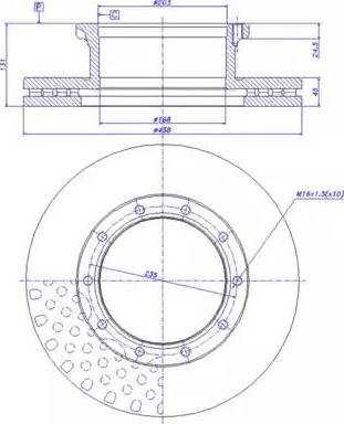 CAR 150.600 - Тормозной диск autospares.lv