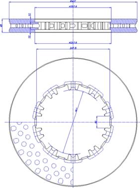 CAR 150.045 - Тормозной диск autospares.lv