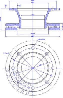 CAR 150.084 - Тормозной диск autospares.lv