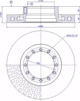 CAR 150.110 - Тормозной диск autospares.lv