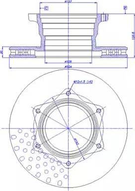 CAR 150.335 - Тормозной диск autospares.lv