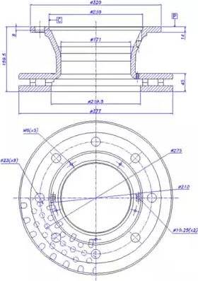 CAR 150.376 - Тормозной диск autospares.lv