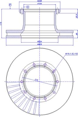 CAR 151.420 - Тормозной диск autospares.lv