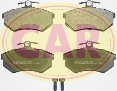 CAR PNT992 - Тормозные колодки, дисковые, комплект autospares.lv