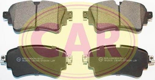 CAR PNT9302 - Тормозные колодки, дисковые, комплект autospares.lv