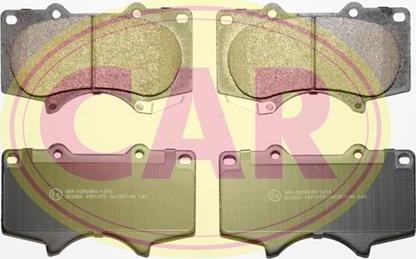 CAR PNT9731 - Тормозные колодки, дисковые, комплект autospares.lv