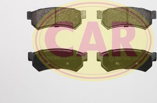 CAR PNT4651 - Тормозные колодки, дисковые, комплект autospares.lv