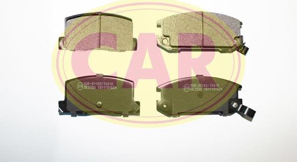 CAR PNT4201 - Тормозные колодки, дисковые, комплект autospares.lv