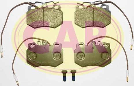 CAR PNT472 - Тормозные колодки, дисковые, комплект autospares.lv