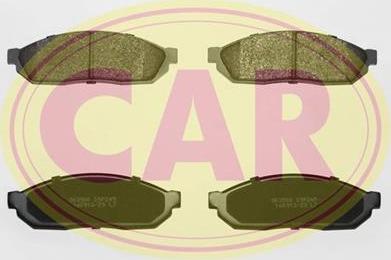 CAR PNT542 - Тормозные колодки, дисковые, комплект autospares.lv
