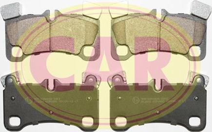 CAR PNT5561 - Тормозные колодки, дисковые, комплект autospares.lv