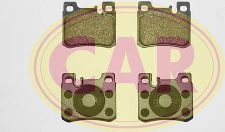 CAR PNT584 - Тормозные колодки, дисковые, комплект autospares.lv