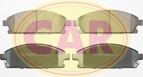 CAR PNT648 - Тормозные колодки, дисковые, комплект autospares.lv